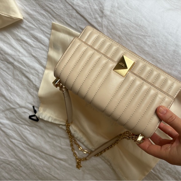Kate Spade Cream Deco Mini Flap Crossbody - Picture 1 of 4